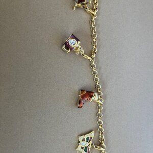 Vintage charm bracelet.